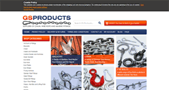 Desktop Screenshot of gsproducts.co.uk